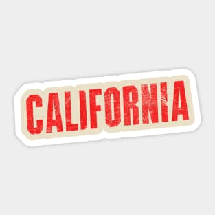 California Vintage Sticker